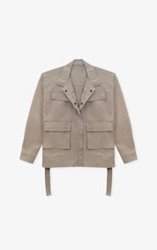 Chaqueta Cinturon Regular Dama