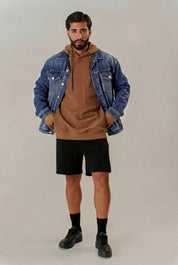 Chaqueta Denim Oversized Hombre