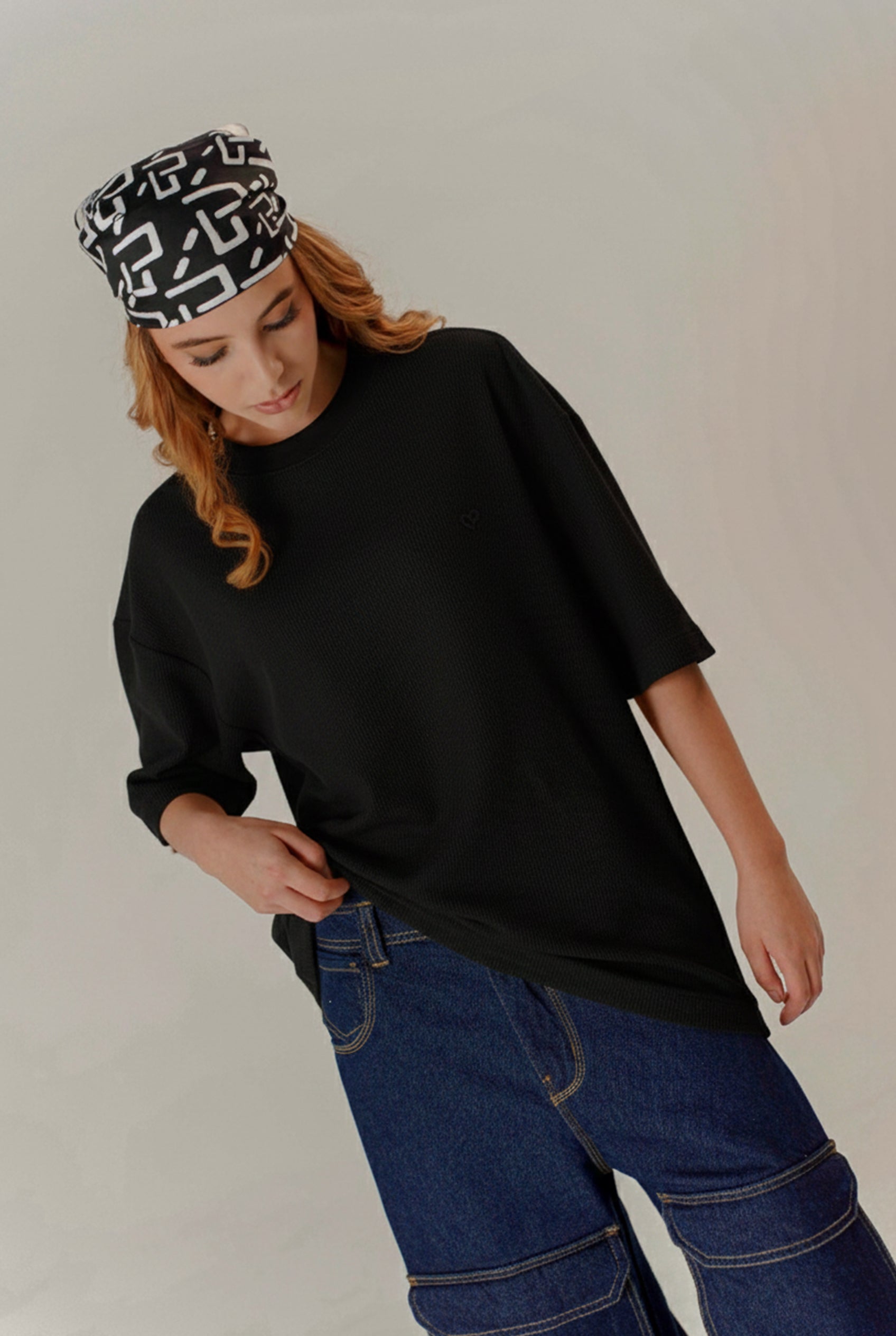 Texture T-shirt Oversized Unisex