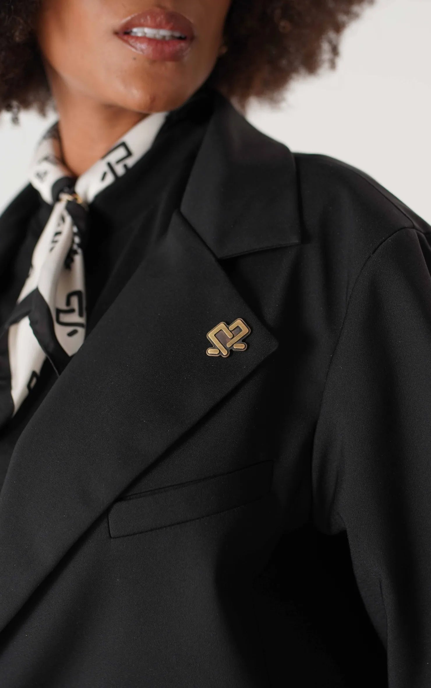 BLAZER OVERSIZED NEGRO