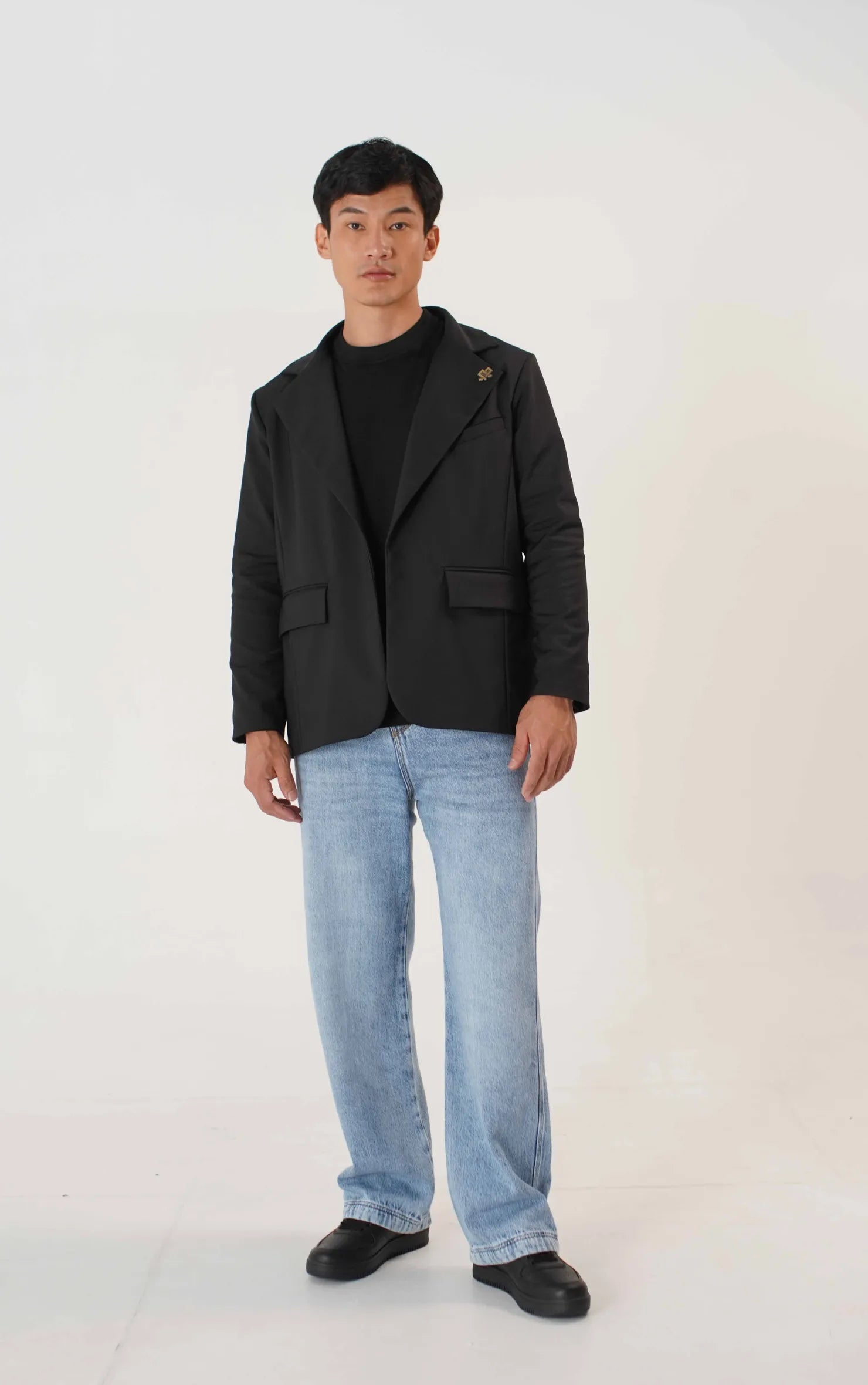 BLAZER OVERSIZED NEGRO