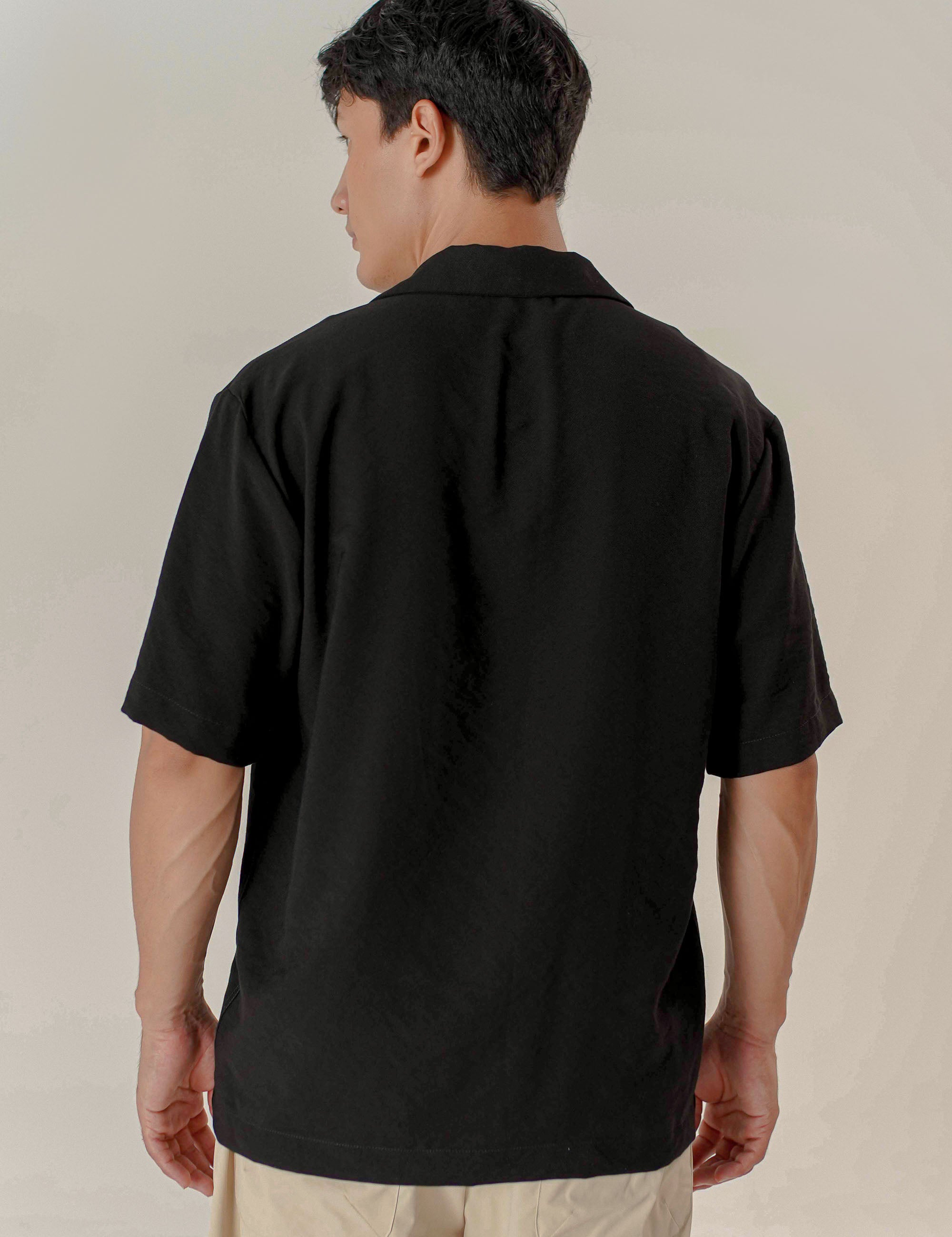 CAMISA MANGA CORTA OVERSIZED HOMBRE