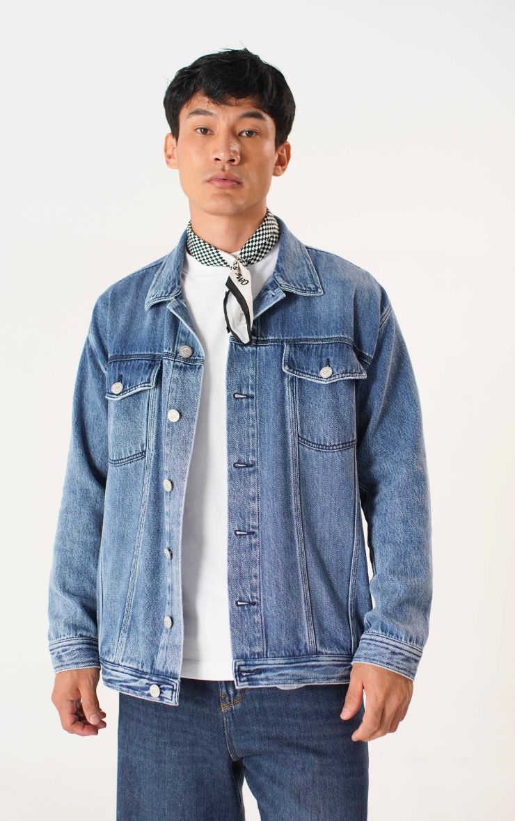 CHAQUETA DENIM OVERSIZE UNISEX