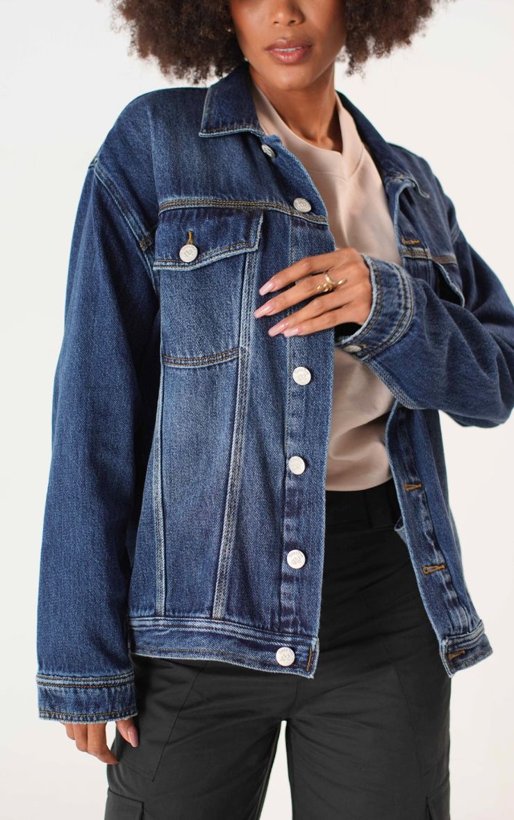 CHAQUETA DENIM OVERSIZE UNISEX
