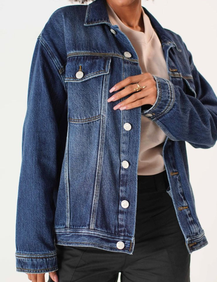 CHAQUETA DENIM OVERSIZE UNISEX