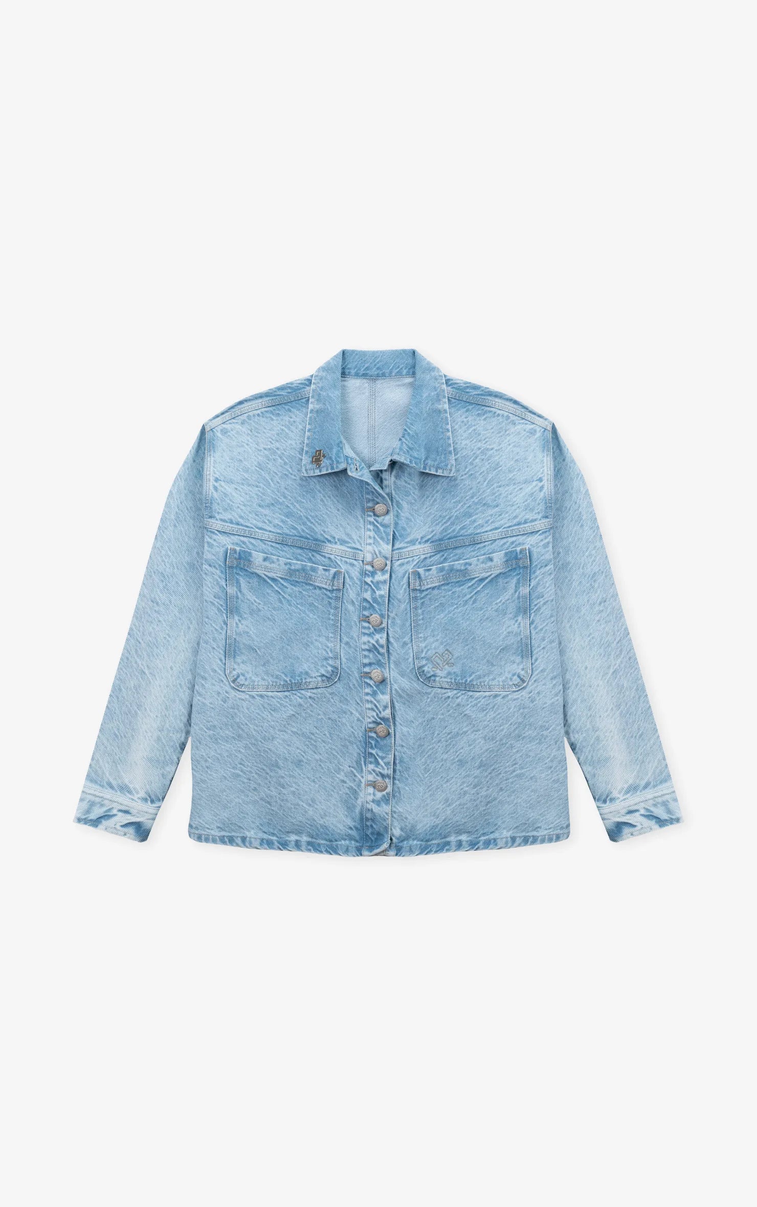 CHAQUETA DENIM TEXTURA REGULAR UNISEX