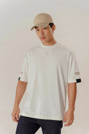 CONTRAST T-SHIRT OVERSIZE HOMBRE