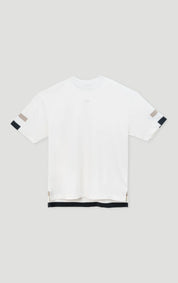 CONTRAST T-SHIRT OVERSIZE HOMBRE