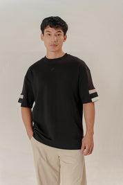 CONTRAST T-SHIRT OVERSIZE HOMBRE