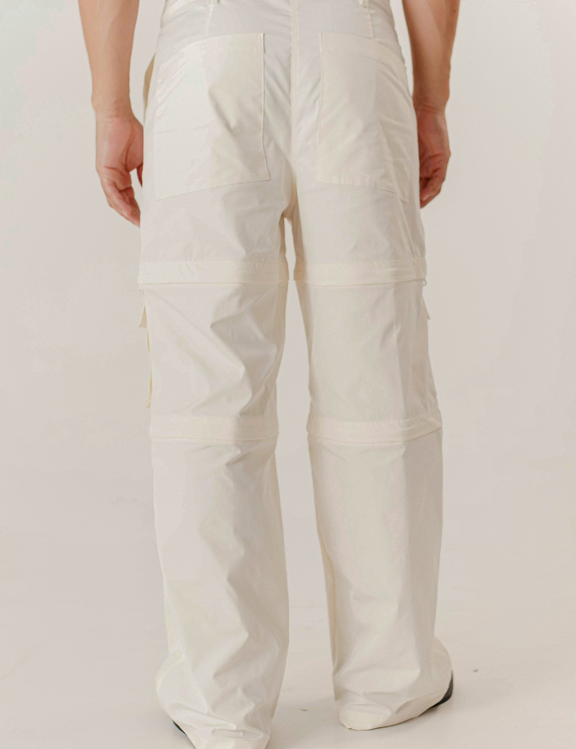 CONVERT 3 IN 1 CARGO PANTS CRUDO REGULAR UNISEX TWO&TWO 