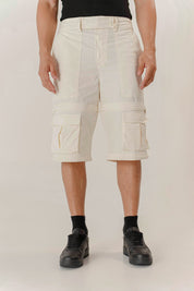 CONVERT 3 IN 1 CARGO PANTS CRUDO REGULAR UNISEX TWO&TWO 