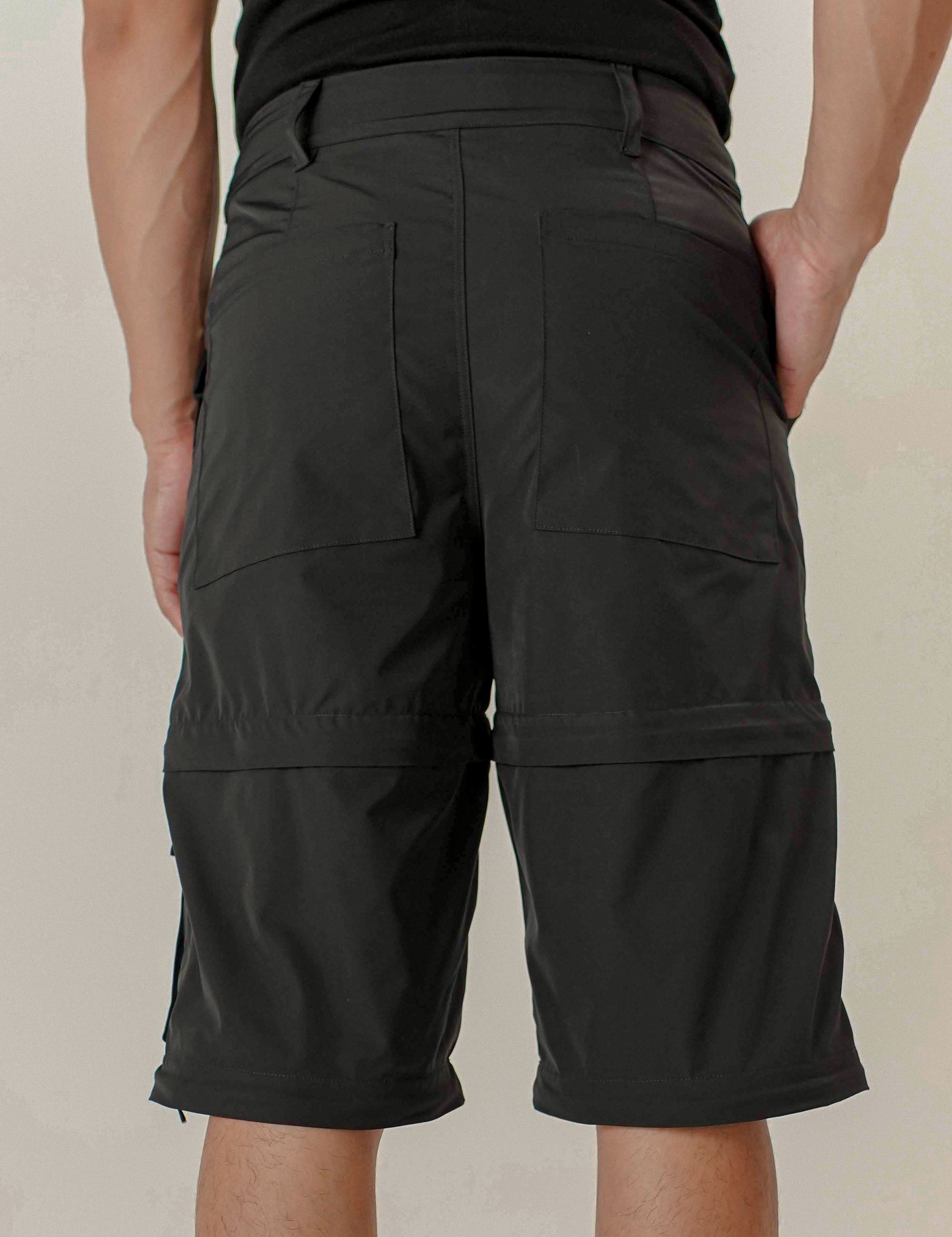 CONVERT 3 IN 1 CARGO PANTS NEGRO  TWO&TWOREGULAR UNISEX