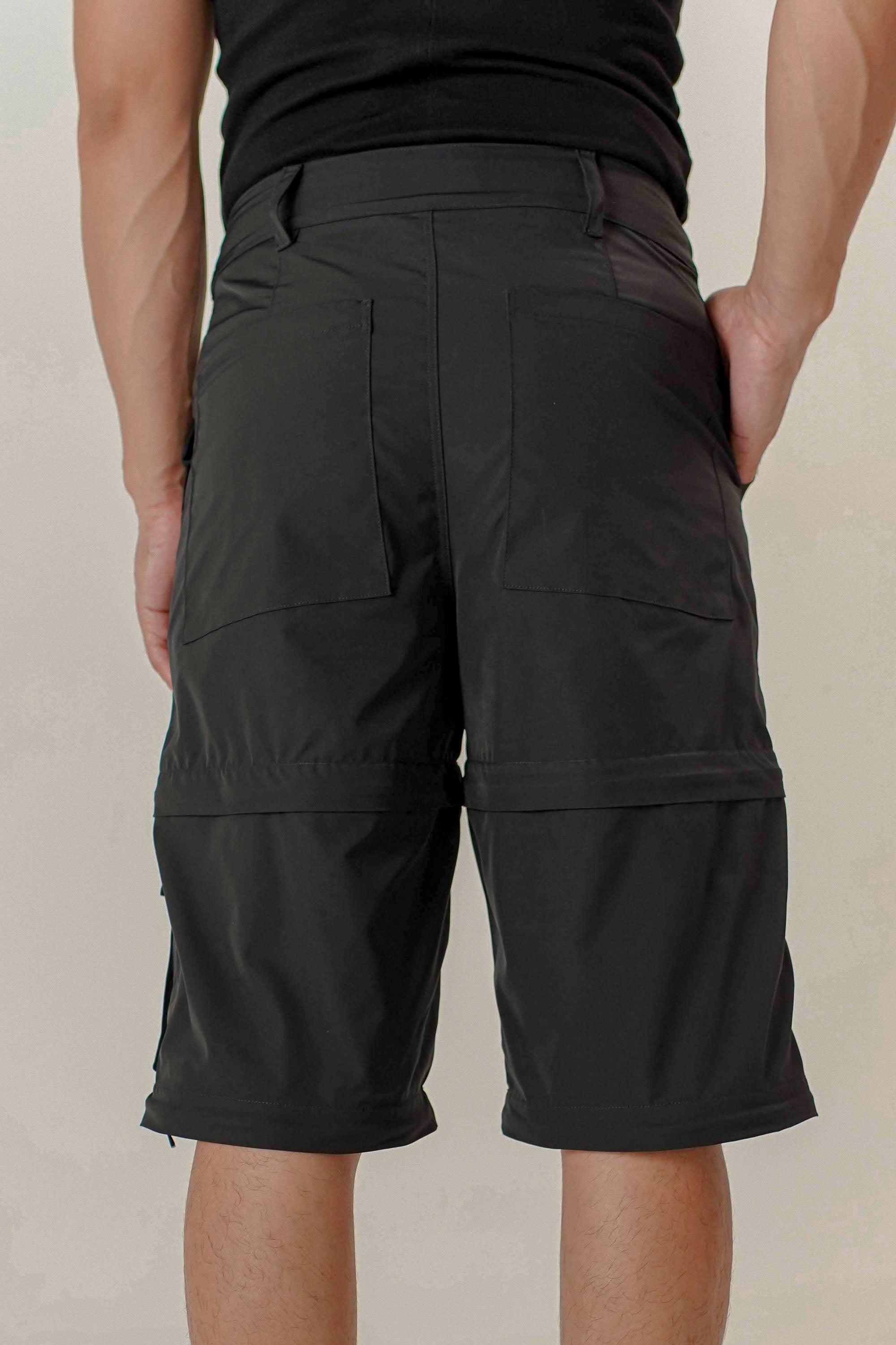CONVERT 3 IN 1 CARGO PANTS NEGRO  TWO&TWOREGULAR UNISEX
