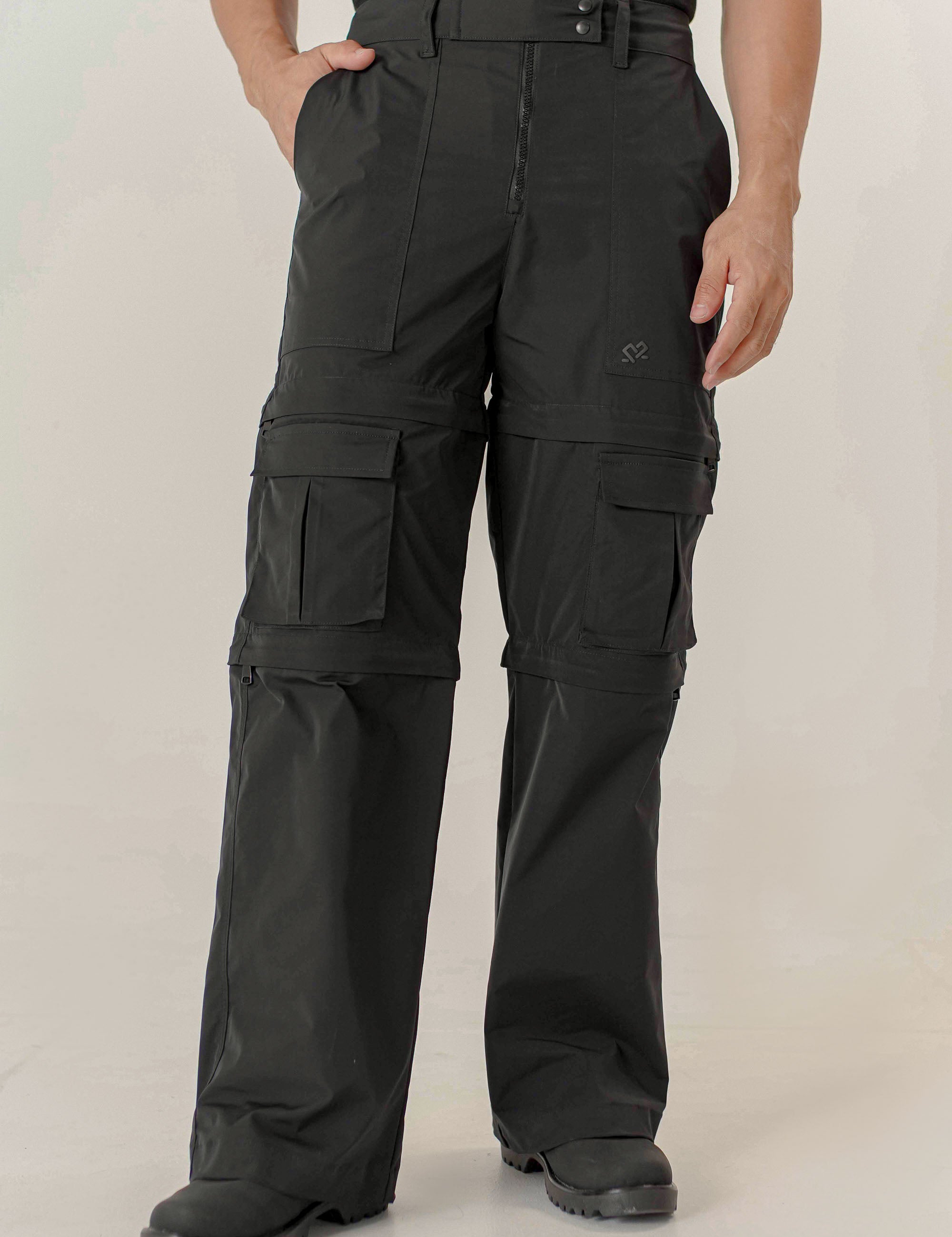 CONVERT 3 IN 1 CARGO PANTS NEGRO REGULAR UNISEX