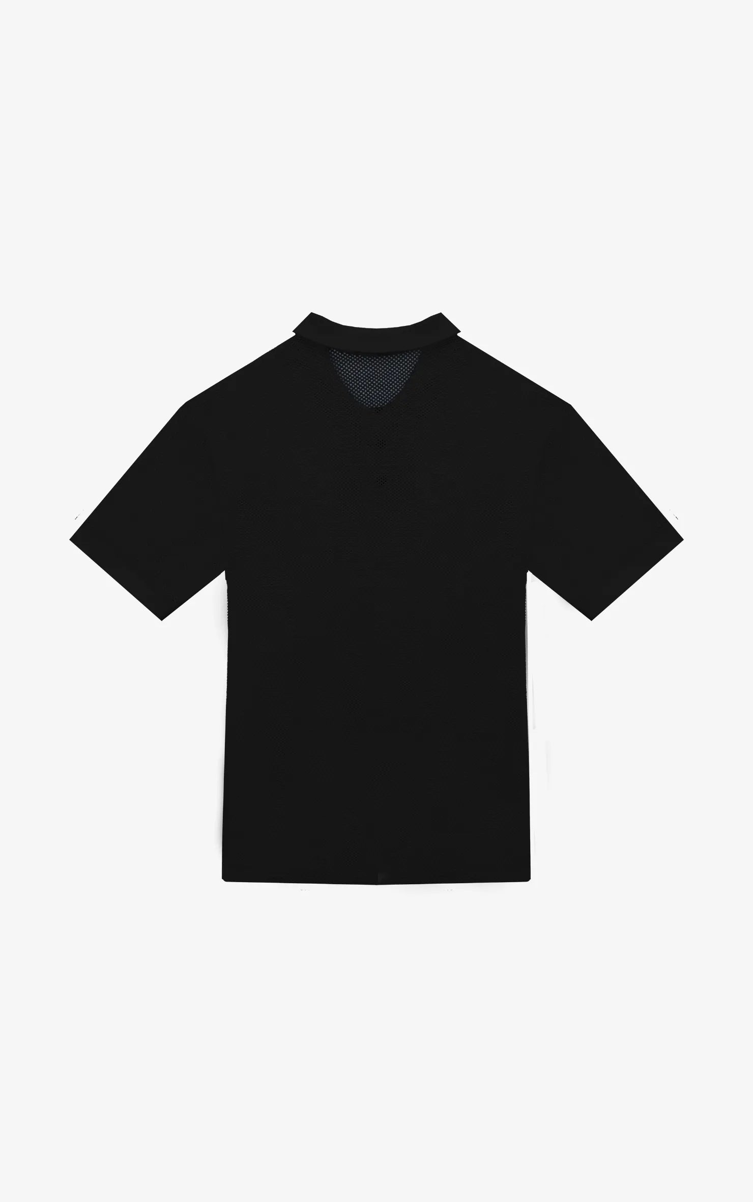 CORE_TEXTURE_POLO_NEGRO_REGULAR_HOMBRE TWO&TWO