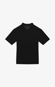 CORE_TEXTURE_POLO_NEGRO_REGULAR_HOMBRE TWO&TWO