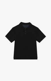 CORE_TEXTURE_POLO_NEGRO_REGULAR_HOMBRE TWO&TWO