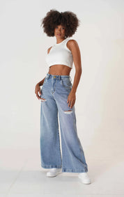 CROP TOP ESQUELETO SLIM RIB DAMA