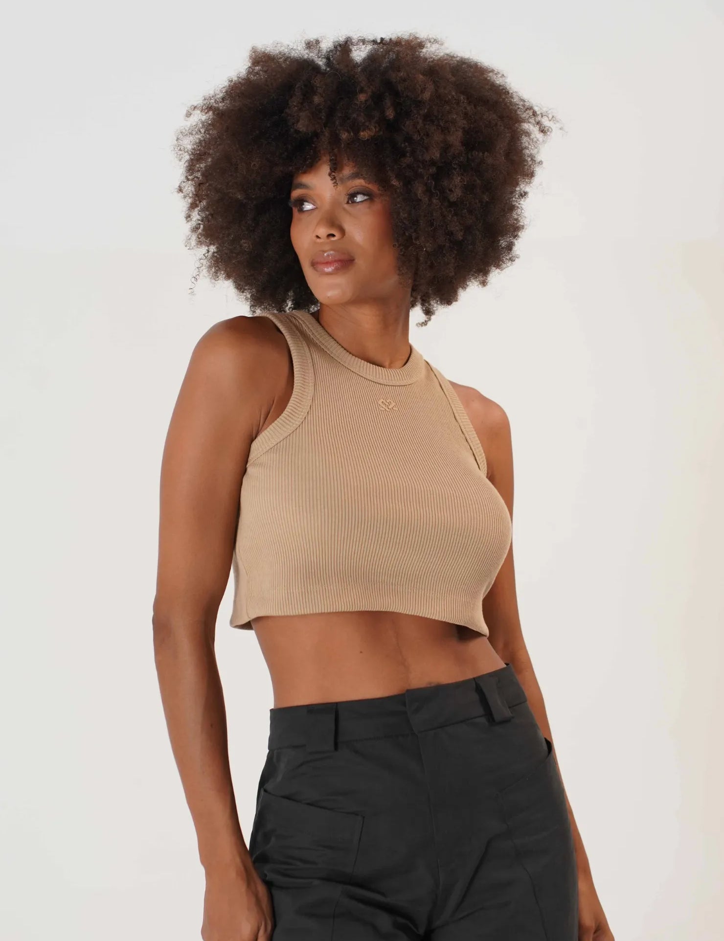 CROP TOP ESQUELETO SLIM RIB DAMA