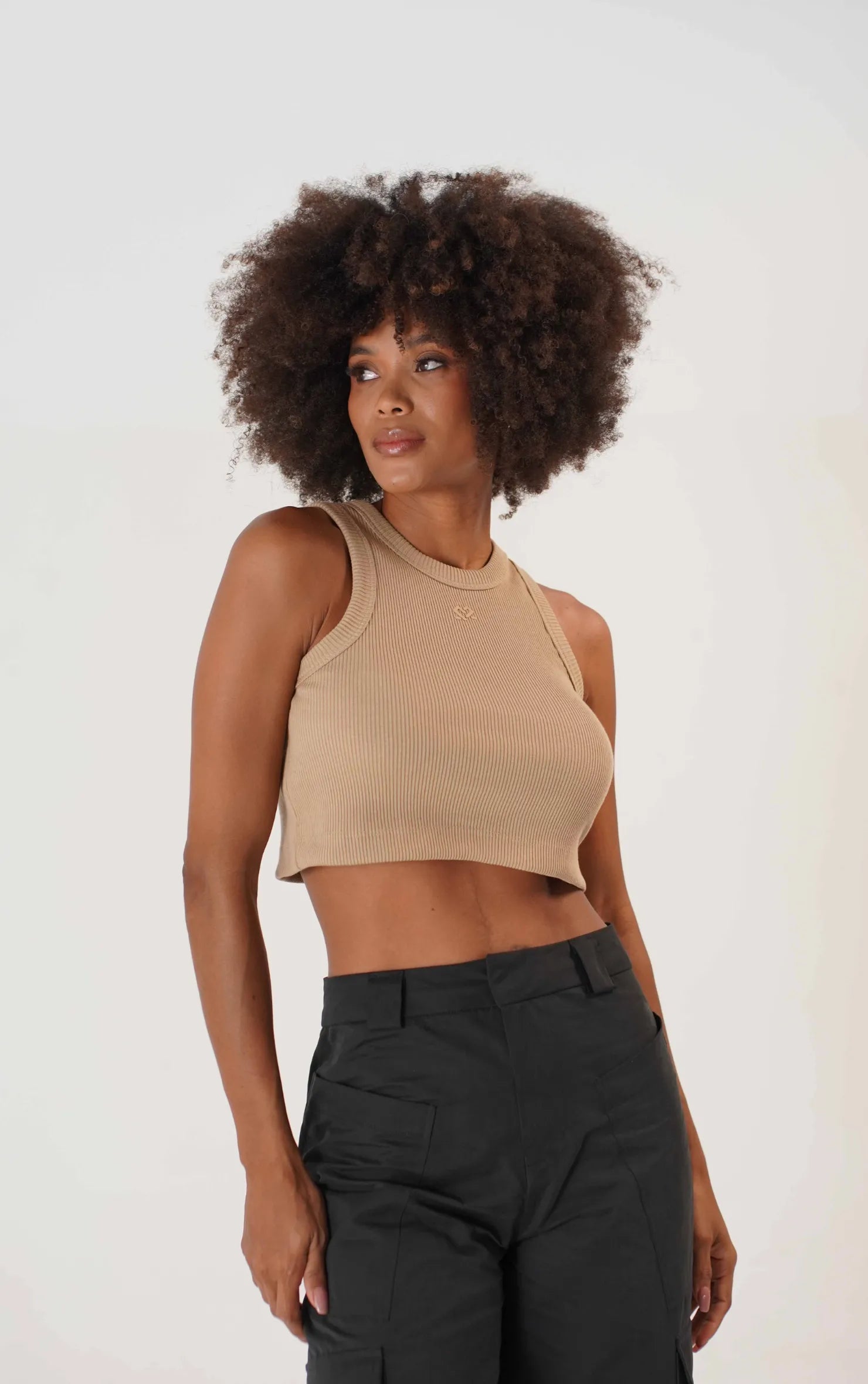 CROP TOP ESQUELETO SLIM RIB DAMA