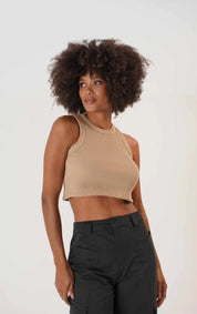 CROP TOP ESQUELETO SLIM RIB DAMA