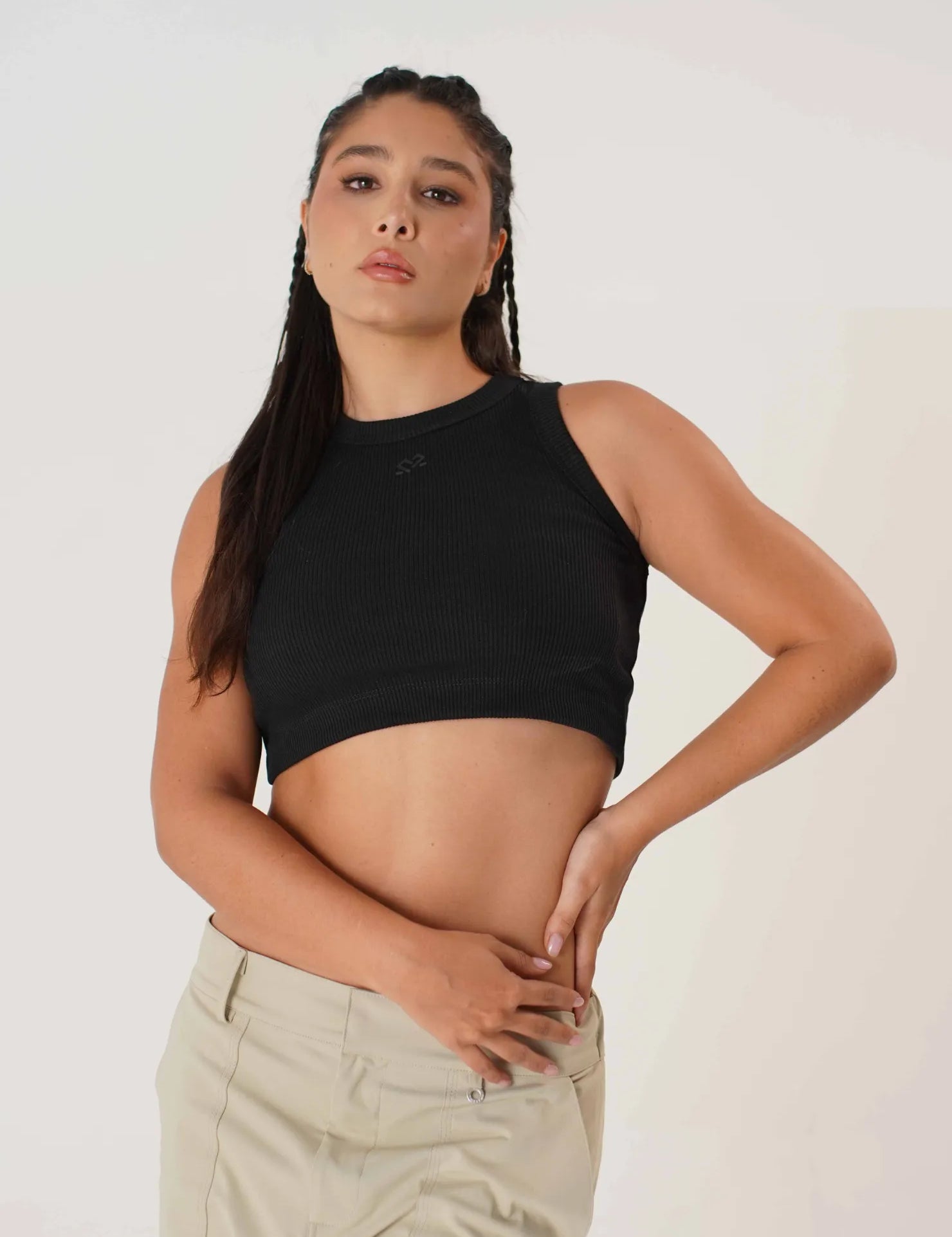 CROP TOP ESQUELETO SLIM RIB DAMA