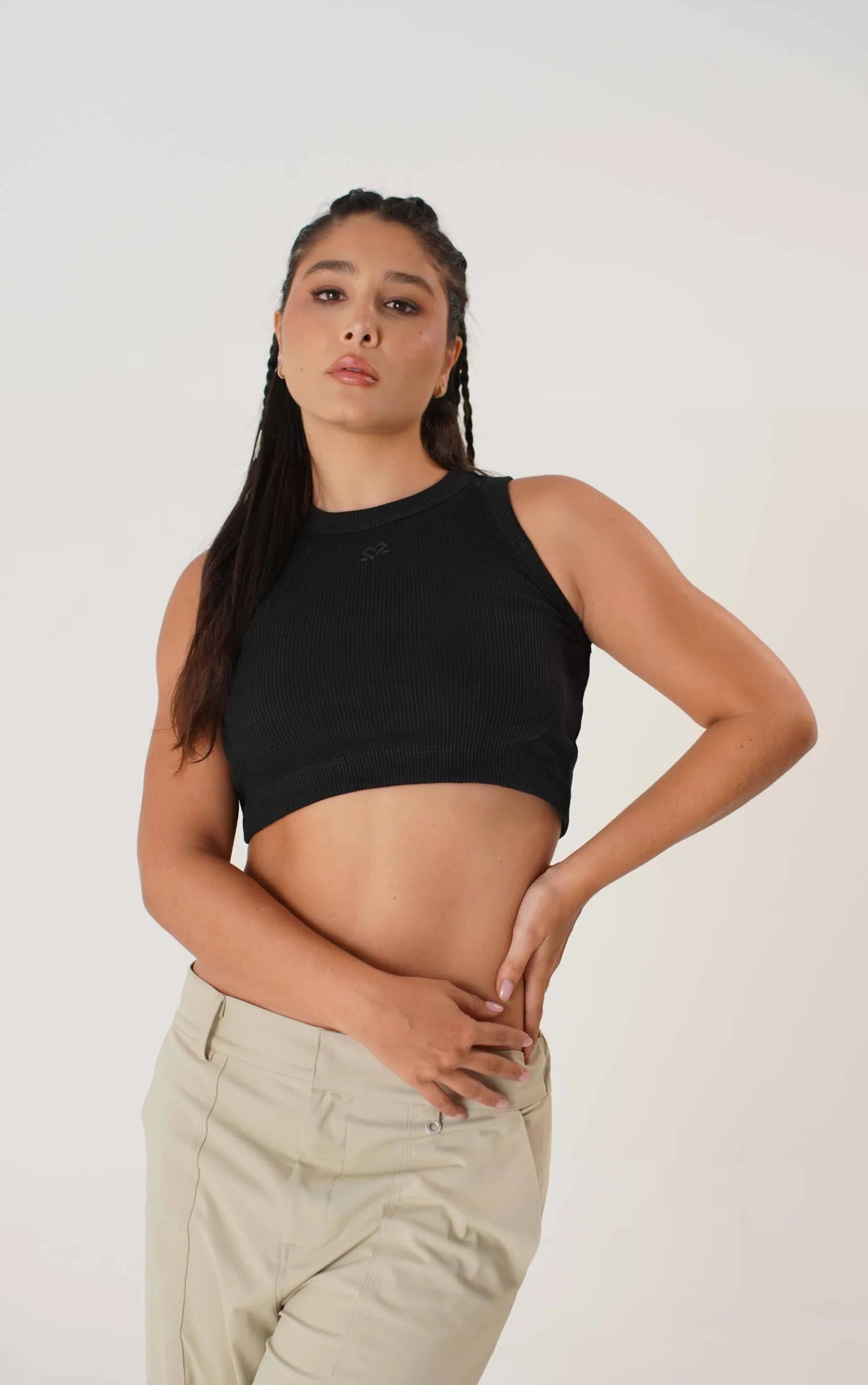 CROP TOP ESQUELETO SLIM RIB DAMA