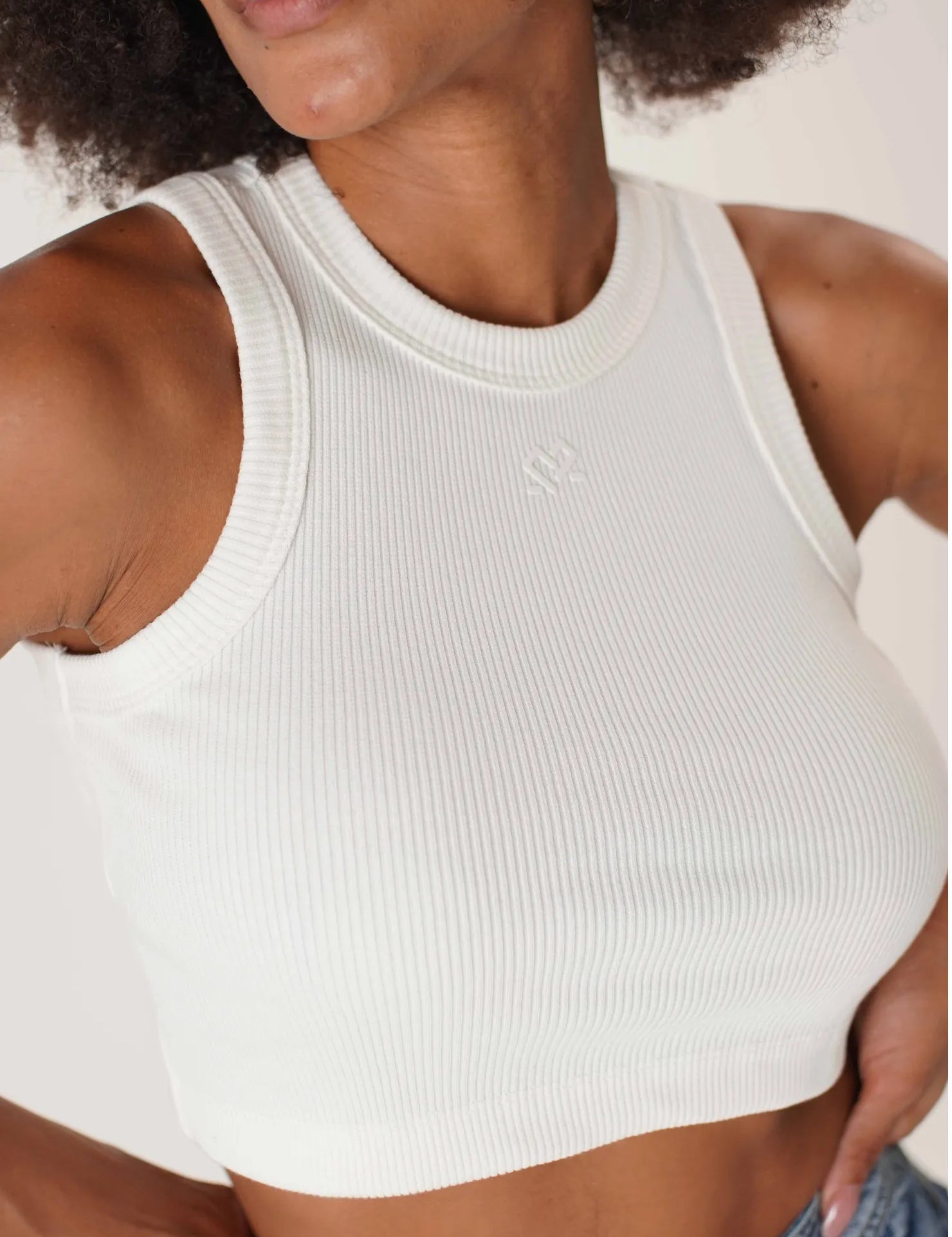 CROP TOP ESQUELETO SLIM RIB DAMA