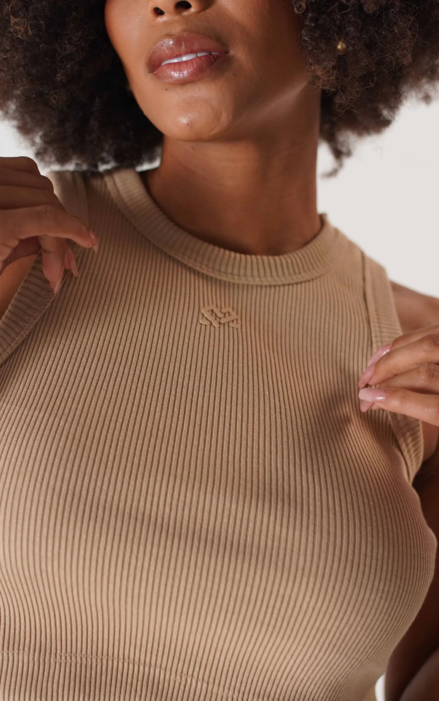 CROP TOP ESQUELETO SLIM RIB DAMA