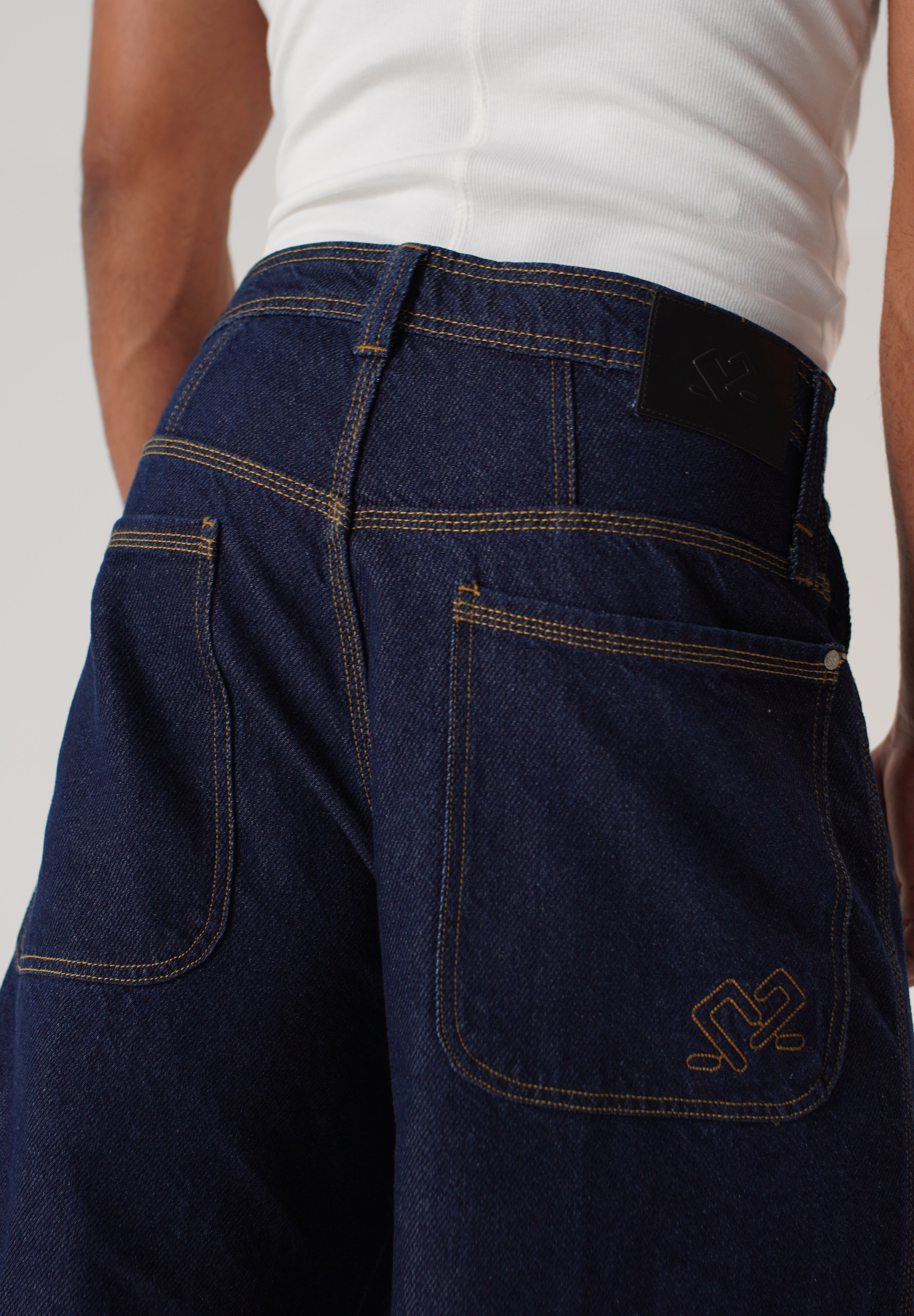 Jean Cargo Wide Leg Hombre
