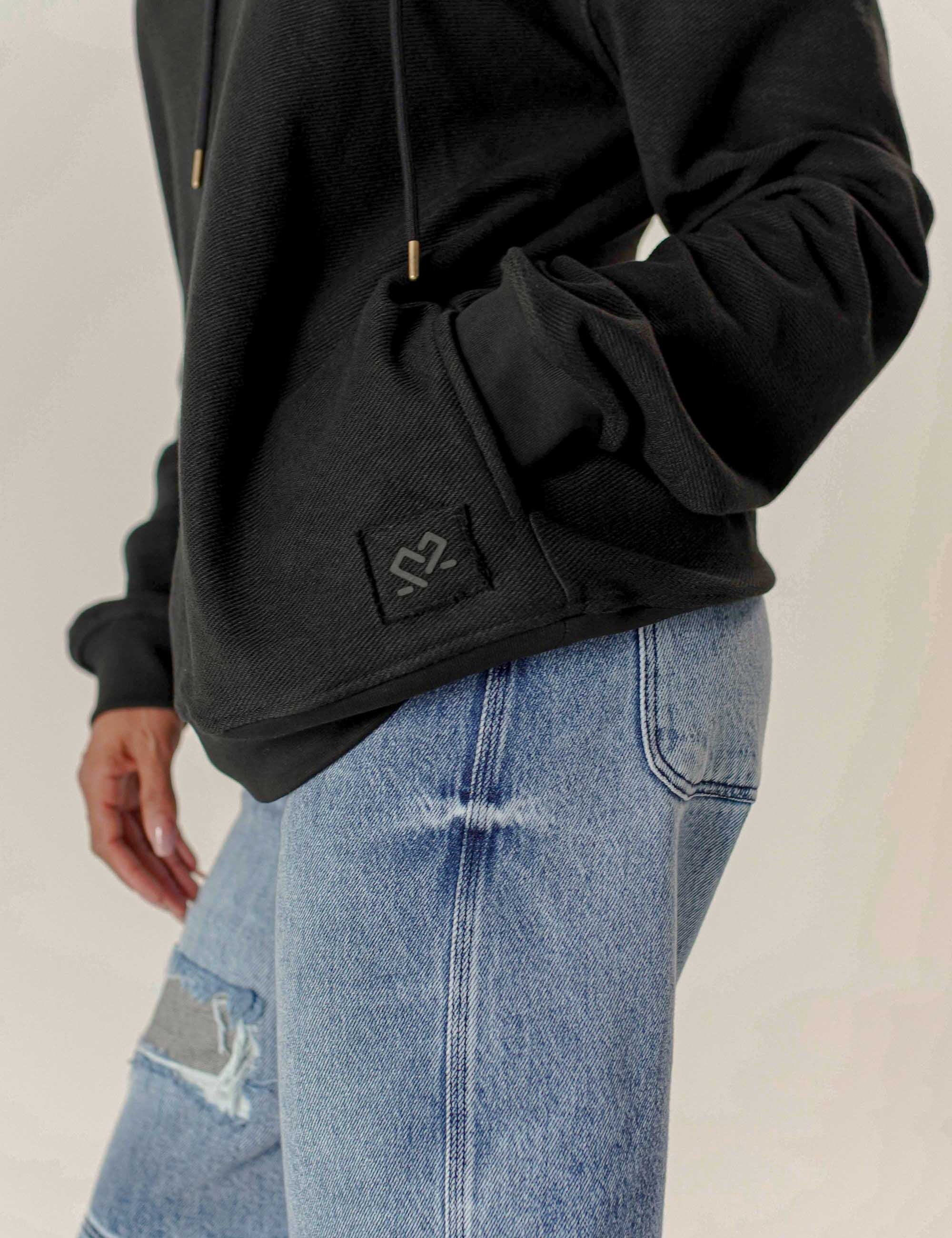 HOODIE OVERSIZE UNISEX NEGRO