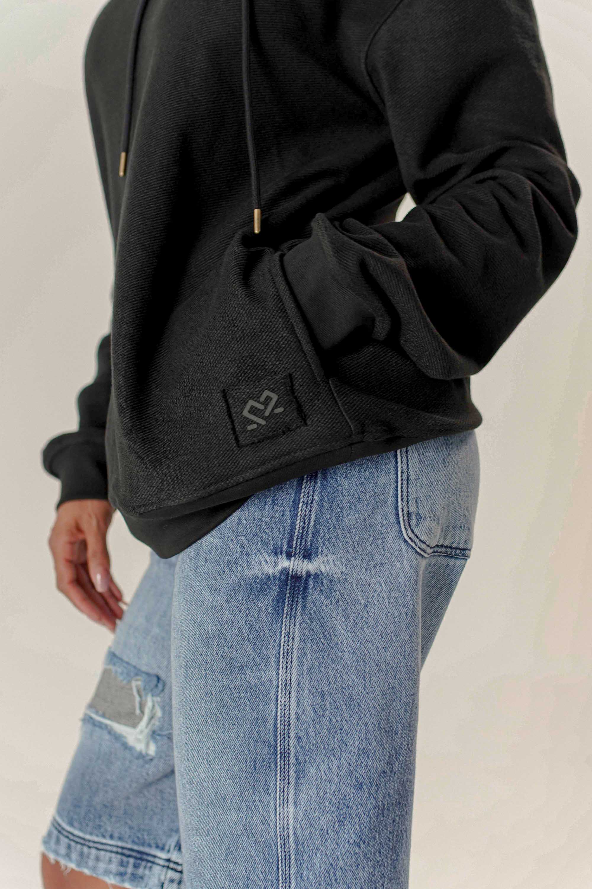 HOODIE OVERSIZE UNISEX NEGRO
