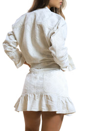 Falda Silver Slim Dama