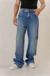 Jean Baggy Bolsillos Laterales Unisex Two&Two
