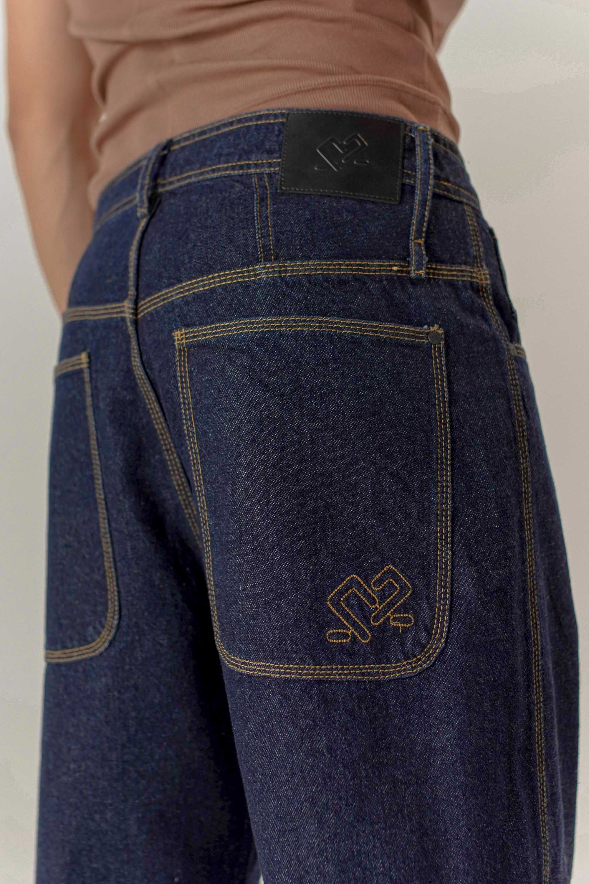 Jean Baggy Bolsillos Laterales Unisex Two&Two