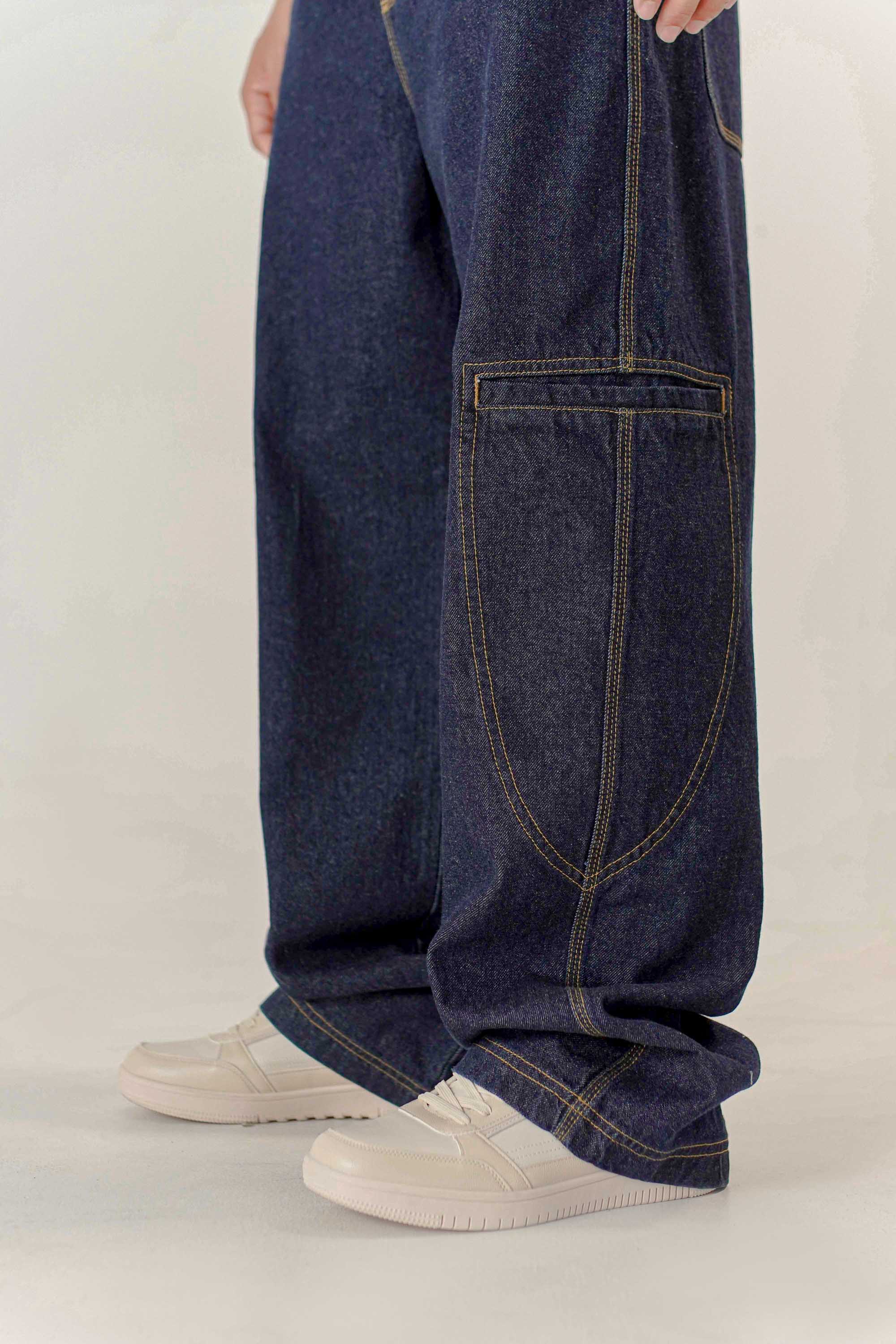 Jean Baggy Bolsillos Laterales Unisex Two&Two