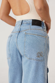 Jean Cargo Wide Leg Dama Two&Two