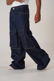 Jean Cargo Wide Leg Hombre Two&Two