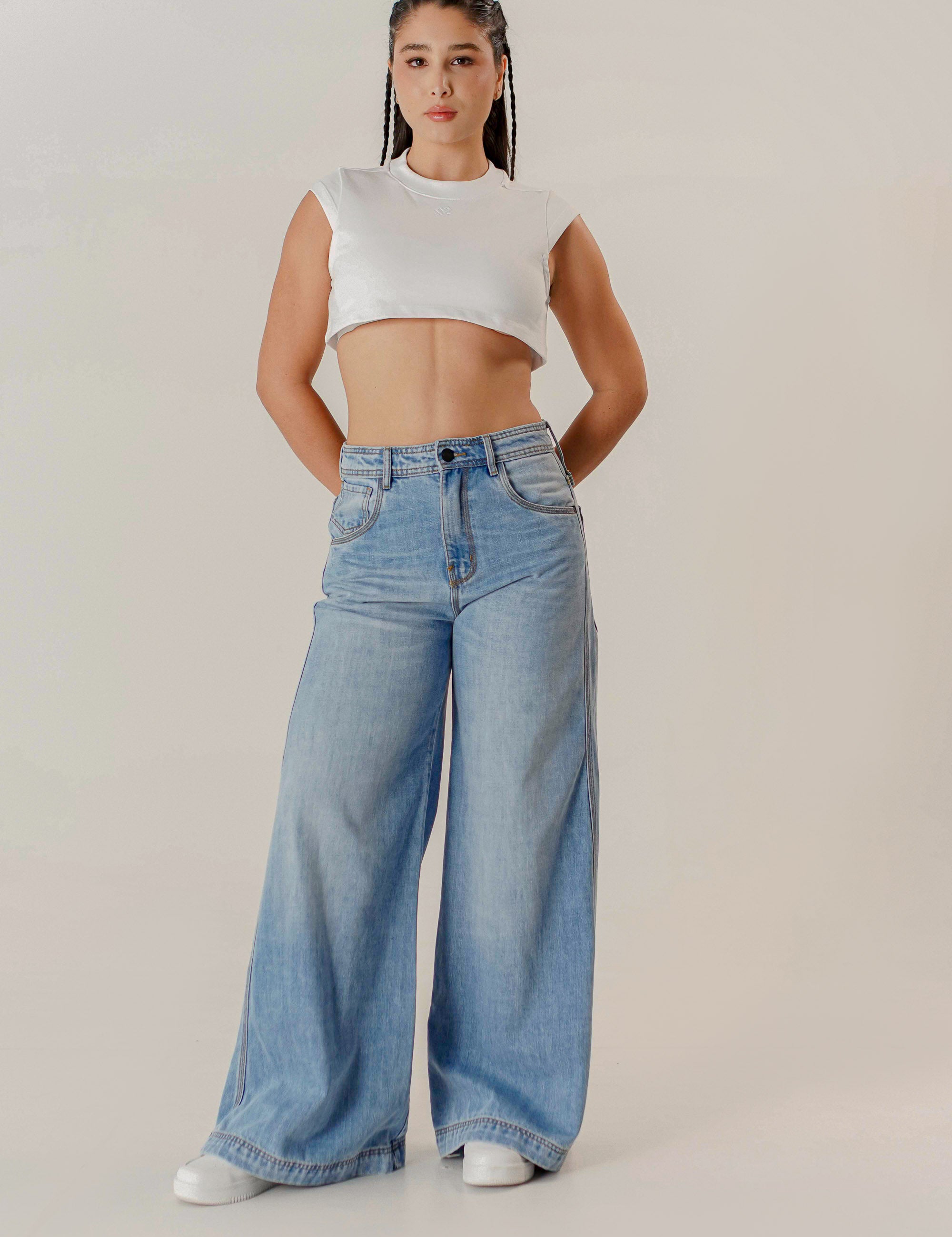 Jean Súper Wide Leg Dama Two&Two