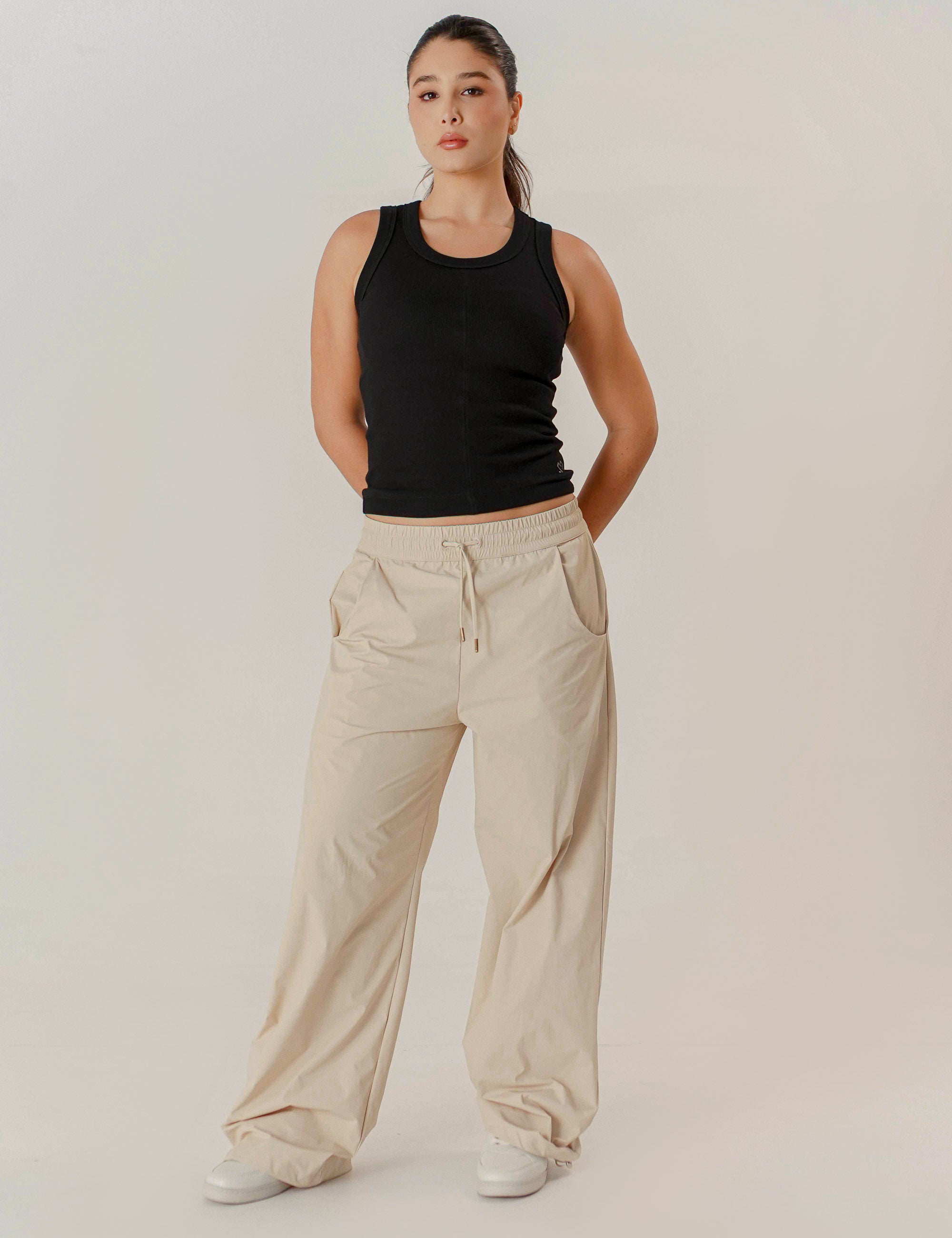 PANTALON JOGER OVERSIZE UNISEX BEIGE 