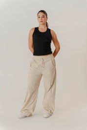 PANTALON JOGER OVERSIZE UNISEX BEIGE 