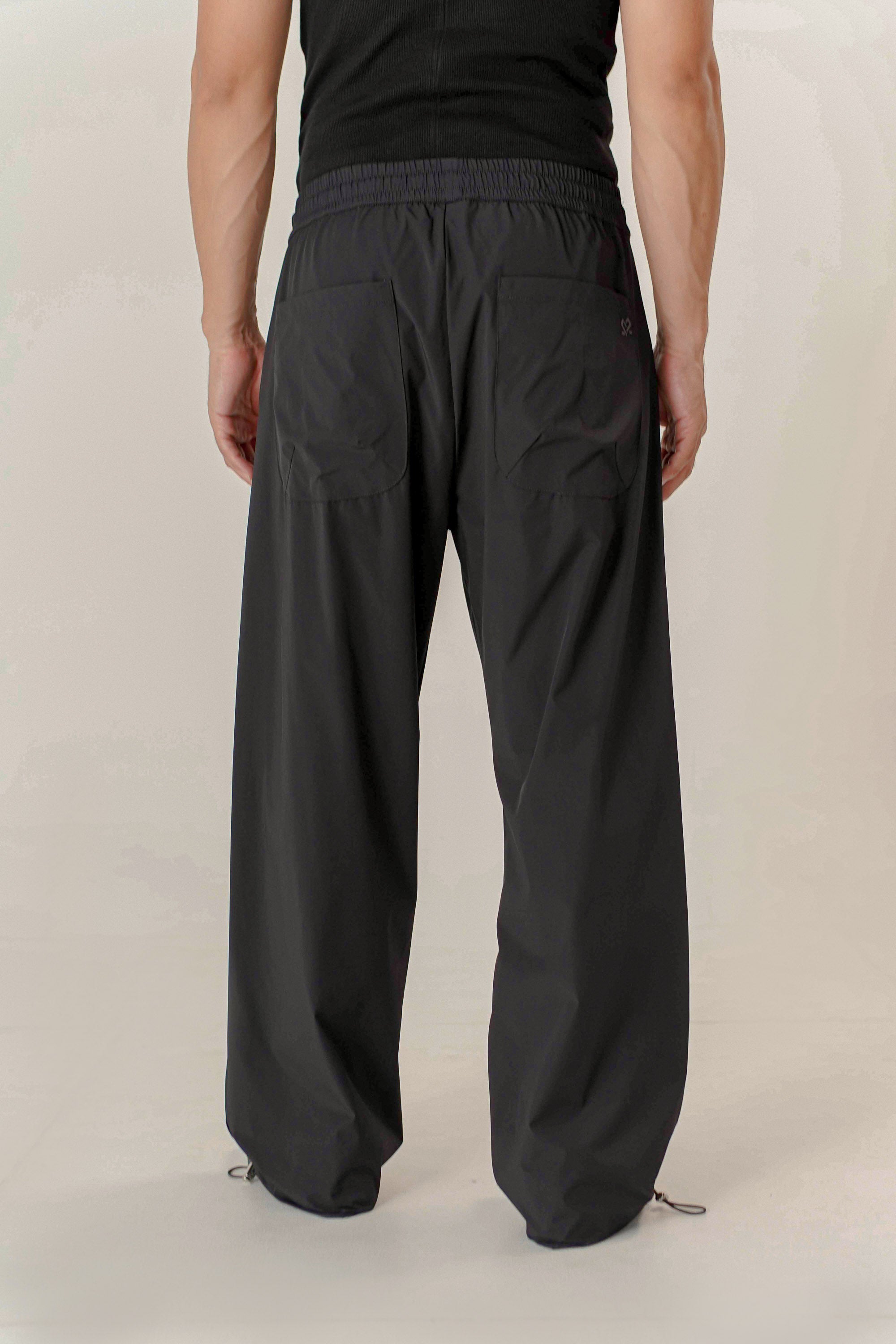 PANTALON JOGGER OVERSIZE UNISEX NEGRO 