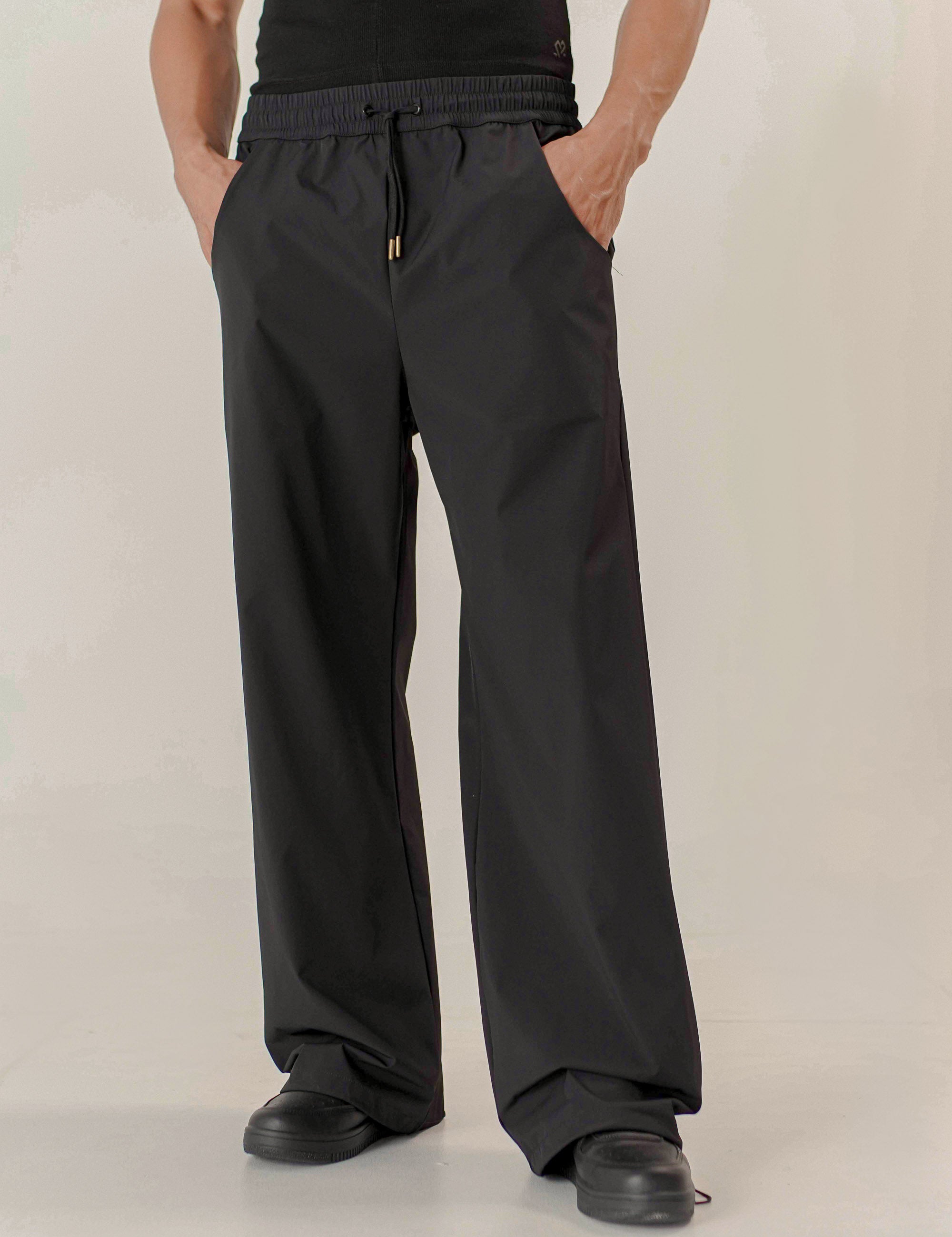 PANTALON JOGGER OVERSIZE UNISEX NEGRO 