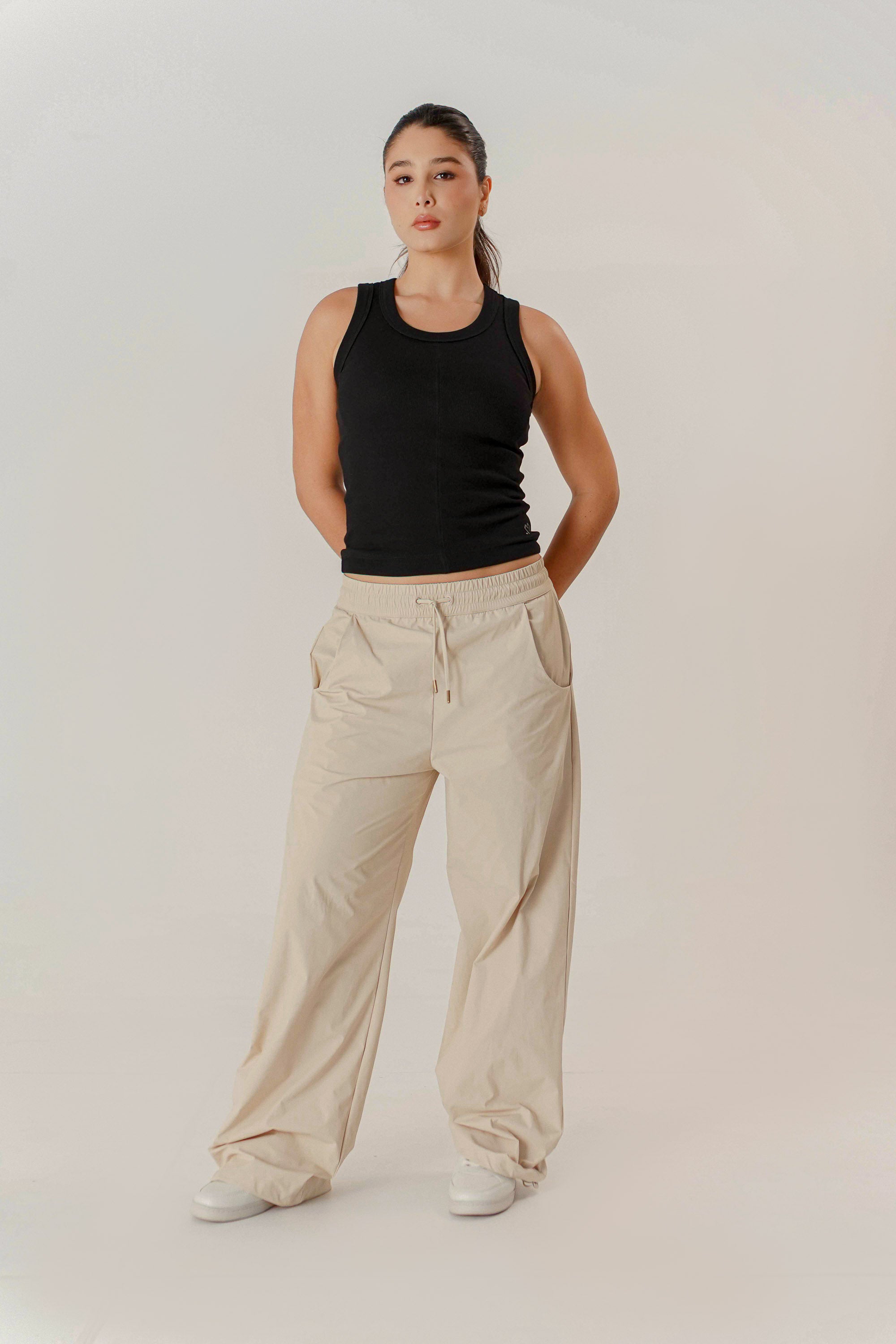 Pantalón Jogger Oversized beige