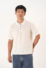 Core Texture Polo Regular Hombre