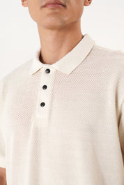 Core Texture Polo Regular Hombre