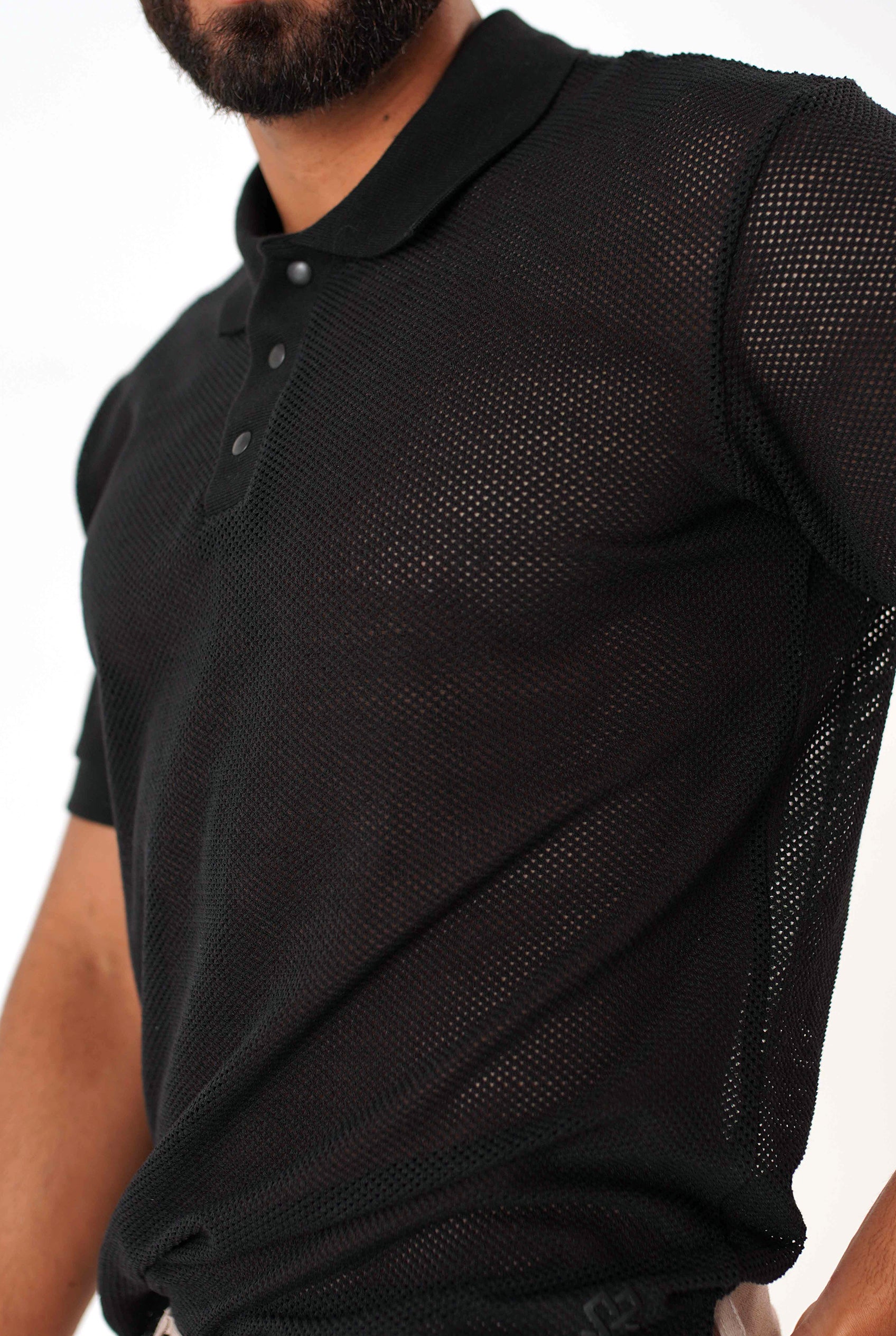 Core Texture Polo Regular Hombre