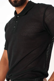 Core Texture Polo Regular Hombre