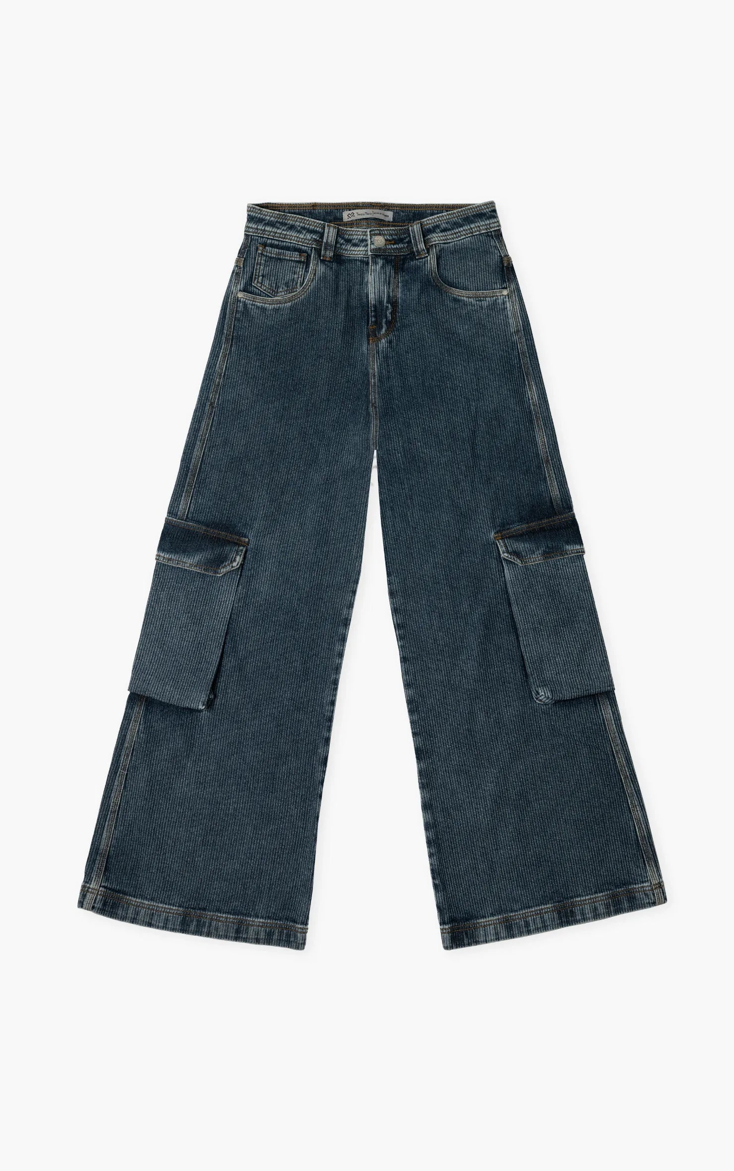 RIBBED CARGO JEAN WIDE LEG UNISEX