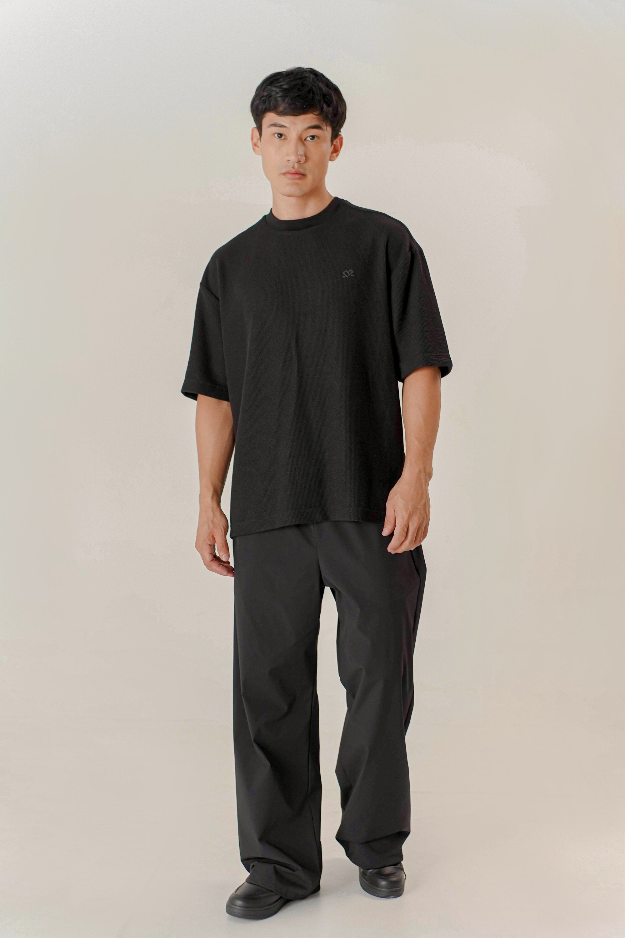Texture T-shirt Oversized Hombre